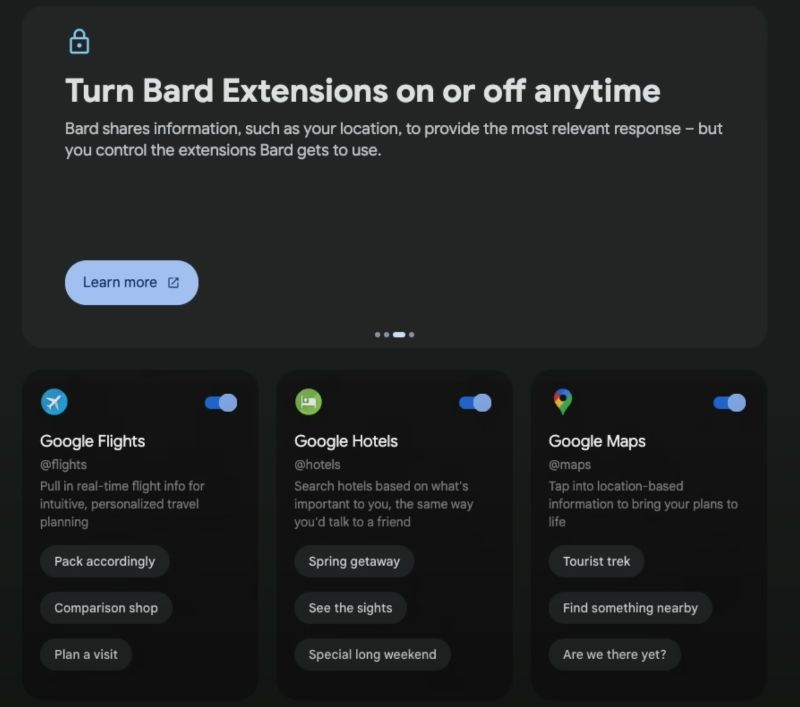 Bard's Extensions