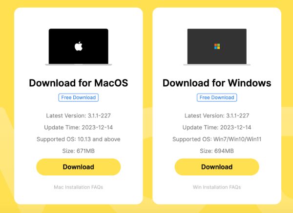 download evoto ai macos windows