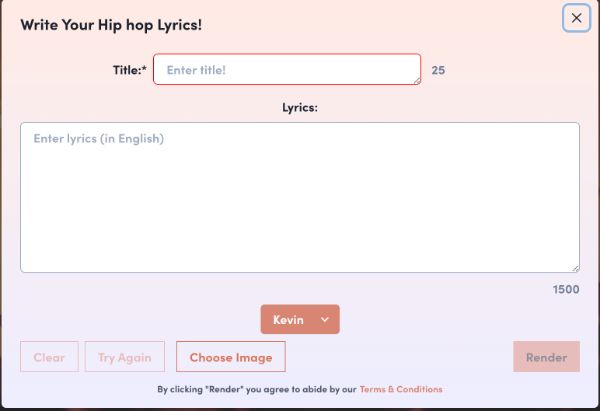 step 3 write your own lyrics in songr app