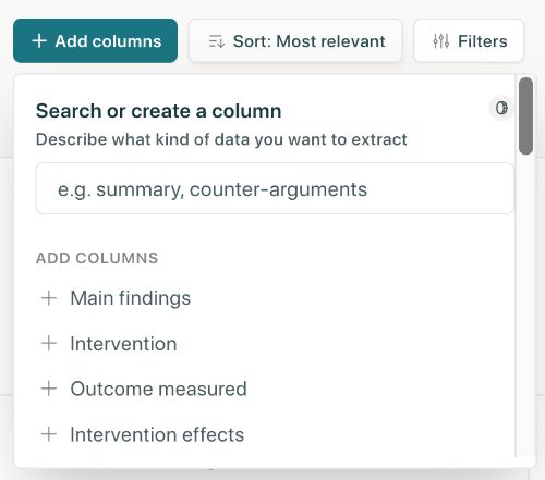 Step 6- Customize elicit Matrix