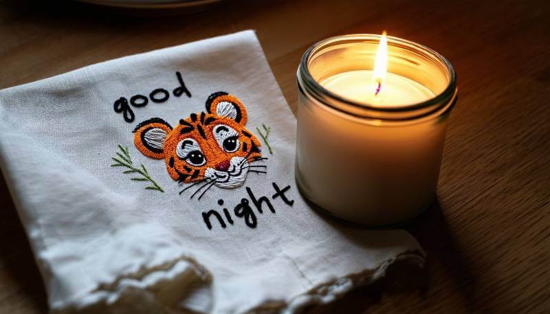 good night baby tiger